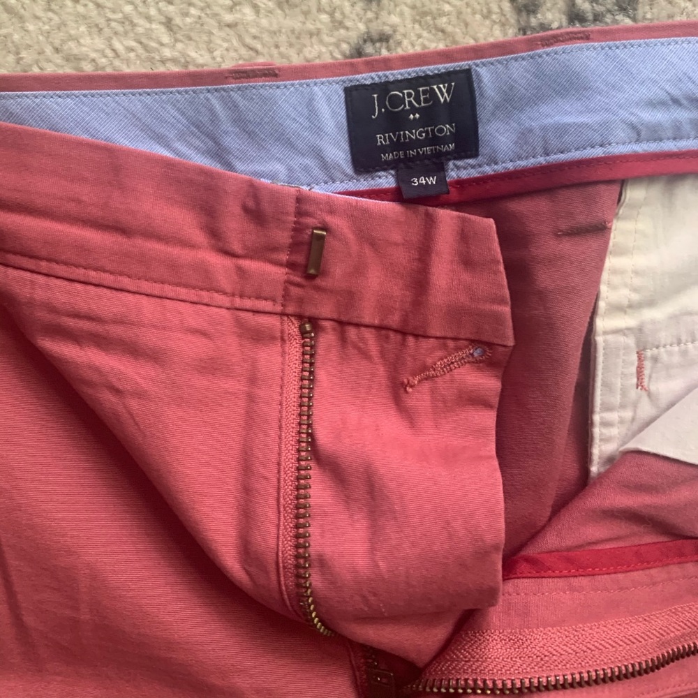 J Crew 9 inch shorts cape cod red